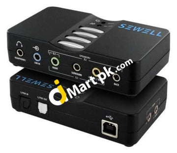 Sewell Direct Sound Box External Usb Card 7.1 & 5.1 Channel Audio - Imported From Uk
